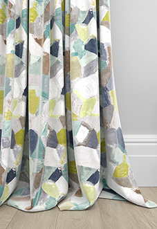 Whinfell, Aqua - Made to Measure Curtains